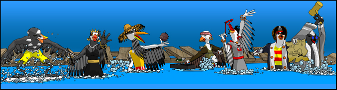 Pelican Beach Characters